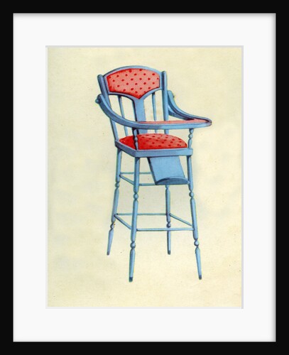 Illustration of highchair by Anonymous