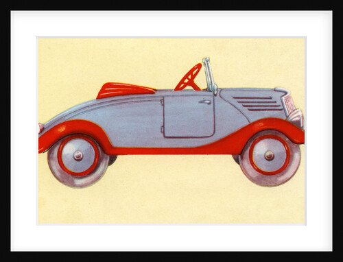 Illustration of toy car by Anonymous