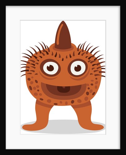 Orange monster by Anonymous