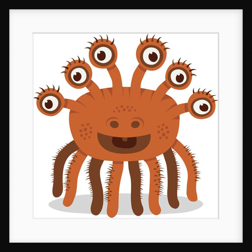 Orange monster by Anonymous
