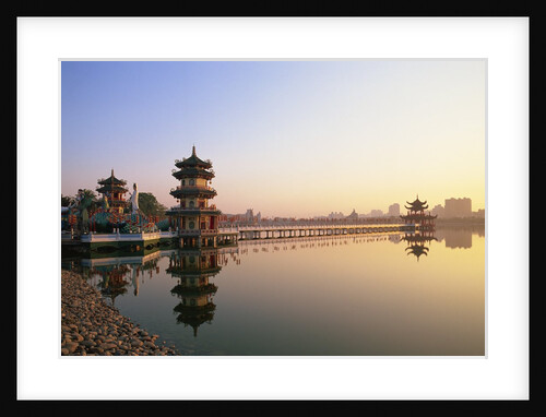 Spring and Autumn Pavilions on Lotus Lake by Anonymous