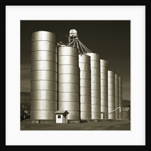 Silver Grain Elevators by Tom Marks