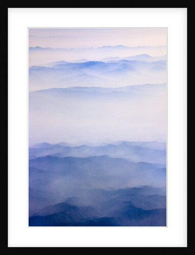 Misty mountain range by Anonymous