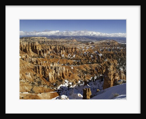 Snow at Sunset Point in Bryce Canyon National Park by Anonymous