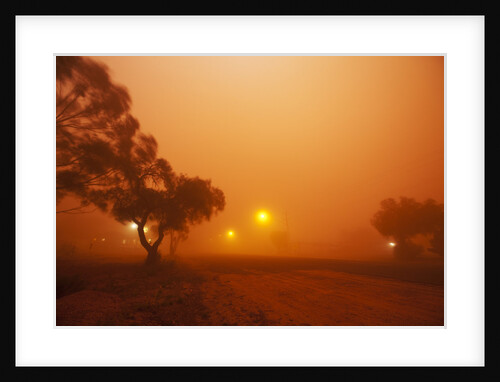 Dust storm in the Australian Outback by Anonymous