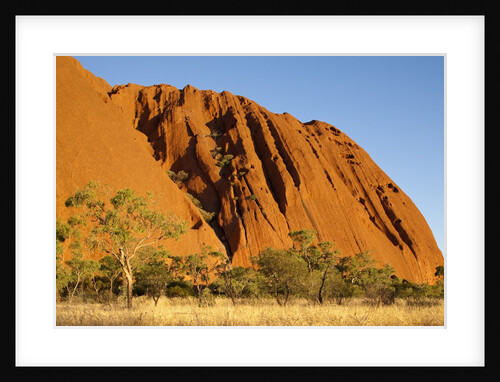 Ayers Rock in the Australian Outback by Anonymous