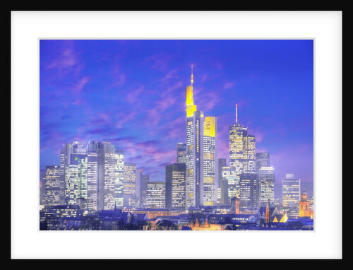 Skyscrapers in Frankfurt by Anonymous