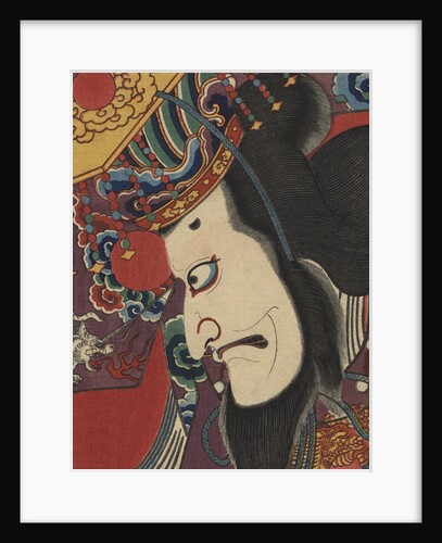 Detail of Two Kabuki Actors by Toyokuni III