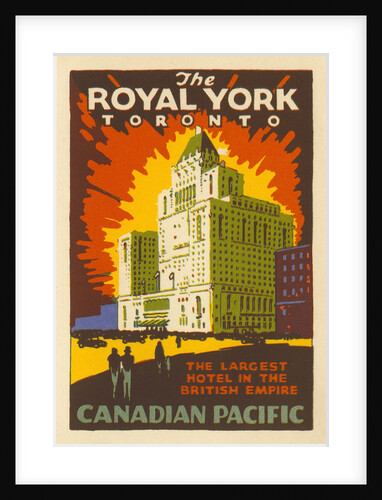 The Royal York Toronto Luggage label by Anonymous