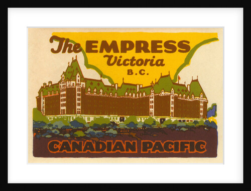 The Empress Luggage label by Anonymous