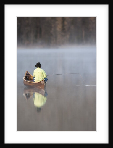 Man fishing by Anonymous