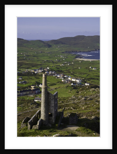 Old copper mine engine house in Allihies by Anonymous