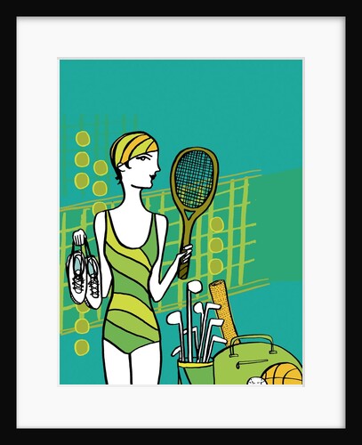 Athletic Woman by Anonymous
