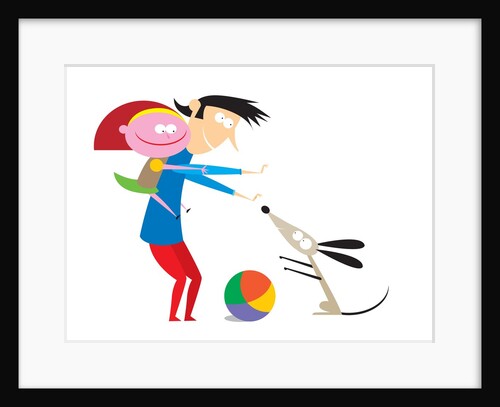 A Dad and his Daughter by Anonymous