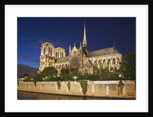 Notre Dame Cathedral at twilight by Anonymous