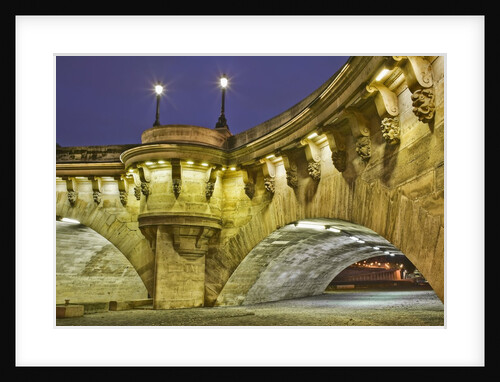 Pont Neuf at twilight by Anonymous