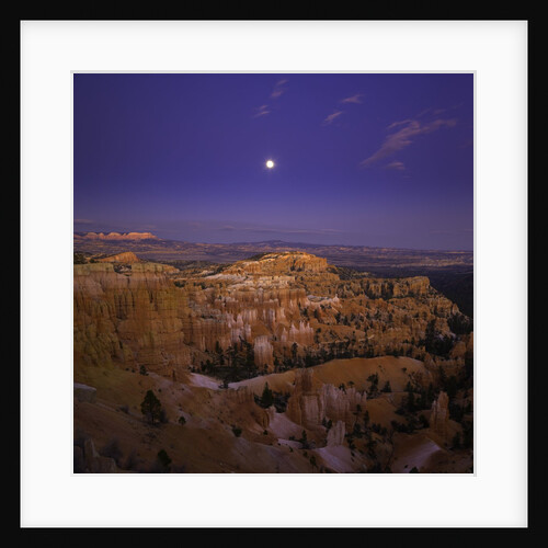 Moonrise over Bryce Canyon National Park by Anonymous