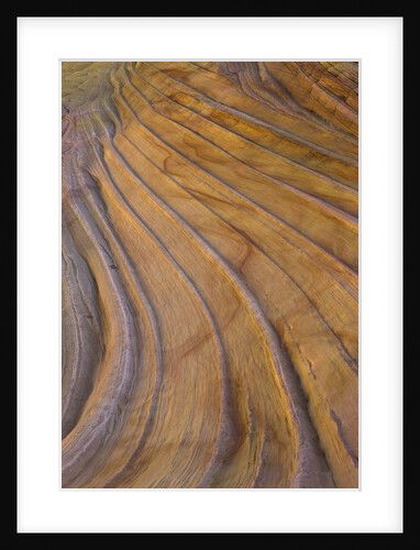 Colorful striated sandstone layers at Coyote Buttes by Anonymous