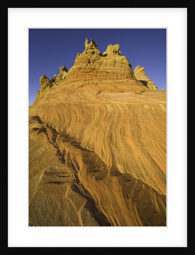 Layers of colorful sandstone at Coyote Buttes by Anonymous