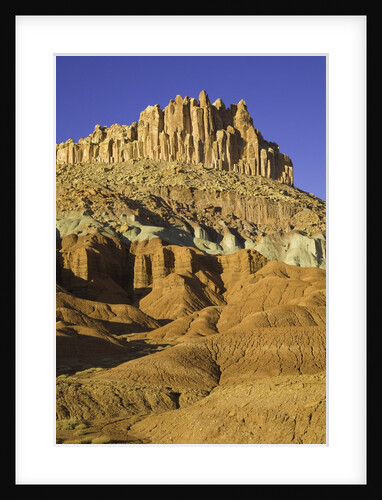 Castle and Fluted Wall Formations in Capitol Reef National Park by Anonymous