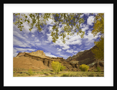 Castle and Fluted Wall Formations in Capitol Reef National Park by Anonymous