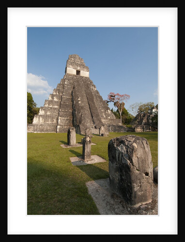 Temple I and the Great Plaza at Tikal by Anonymous