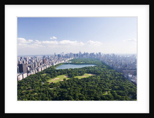 Aerial view of Central Park by Anonymous