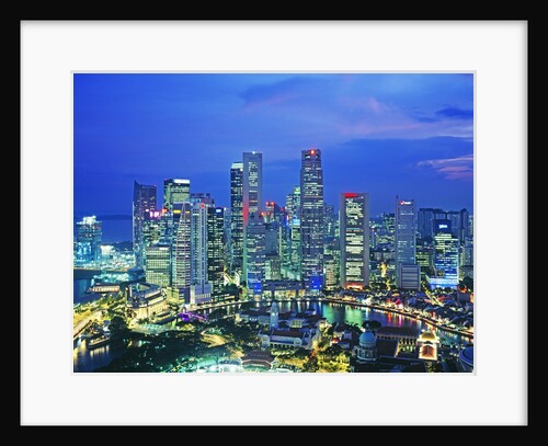 Singapore skyline by Anonymous
