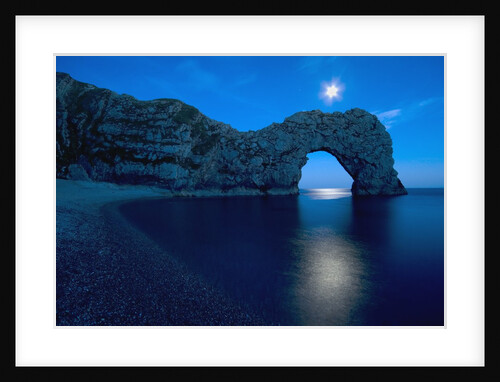 Durdle Door arched rock formation on the Dorset coast by Anonymous