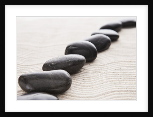Rocks on sand by Anonymous