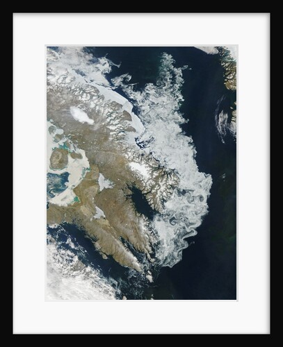 Ice along coastline of Baffin Island by Anonymous