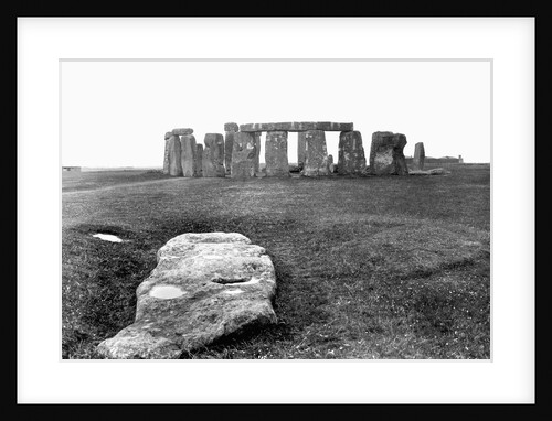 Slaughter Stone at Stonehenge by Anonymous