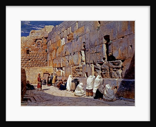 The Wailing Wall, Jerusalem, Israel by Carl Werner