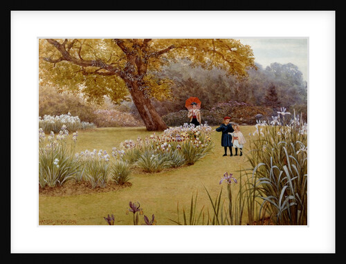 A Walk in the Garden by Frederick Hamilton Jackson