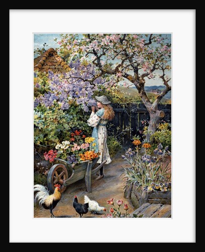 An English Cottage Garden by William Stephen Coleman