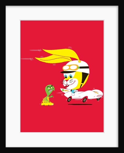 Tortoise and Hare in Race Cars by Anonymous