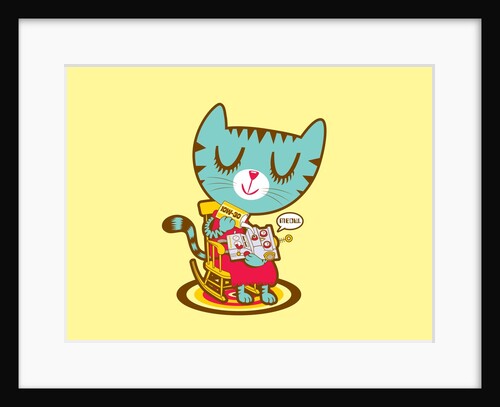 Cat Mothering a Robot by Anonymous