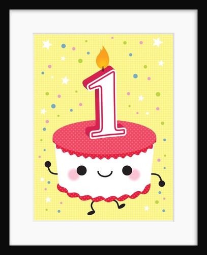 First Birthday Cupcake by Anonymous