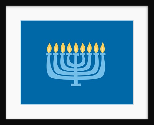 Hanukkah Menorah by Anonymous