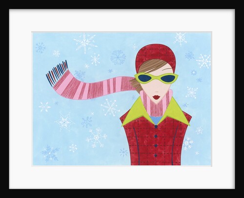 Woman in Snow Gear by Anonymous