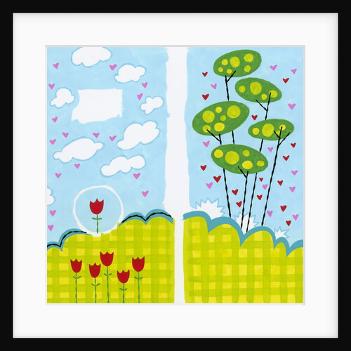 Hearts, Flowers and Trees by Anonymous