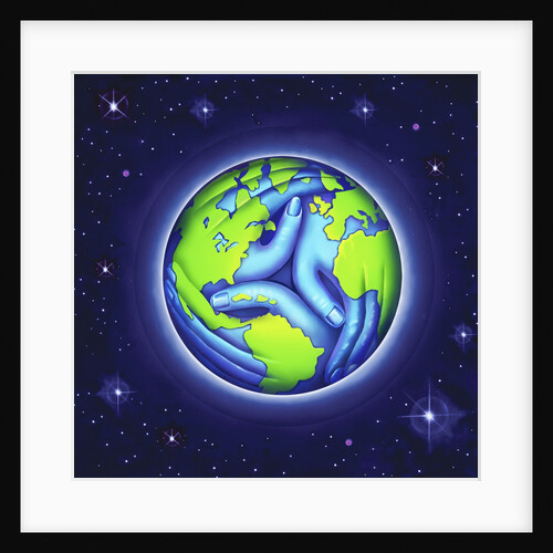 Hands on the Globe by Anonymous