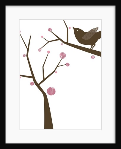 Bird in tree by Anonymous