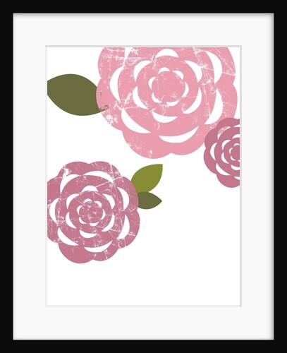 Pink roses by Anonymous