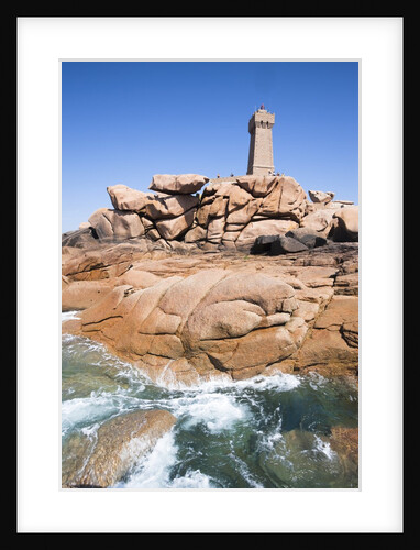 Ploumanach Lighthouse on the Cote de Granit Rose by Anonymous