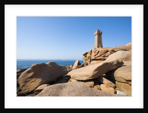 Ploumanach Lighthouse on the Cote de Granit Rose by Anonymous