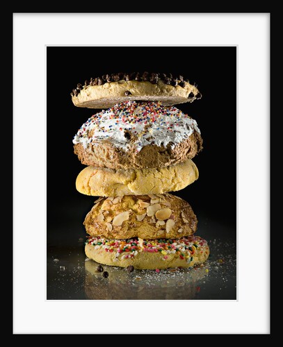 Cookies in a stack by Anonymous