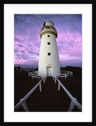 Cape Otway Lighthouse at sunrise by Anonymous