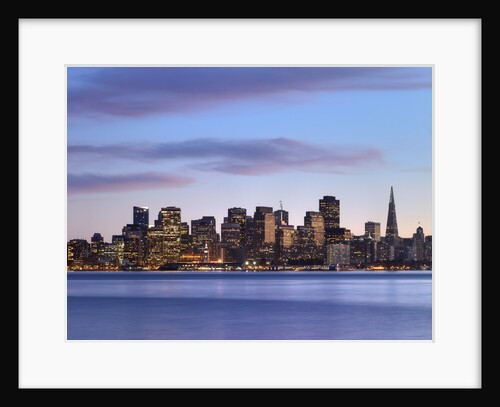 San Francisco skyline seen from Yerba Buena Island by Anonymous