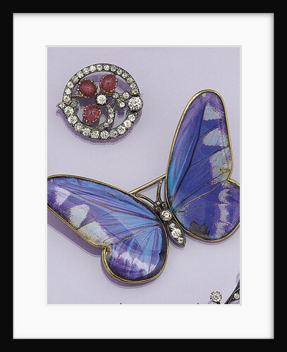 Victorian butterfly brooch by Anonymous